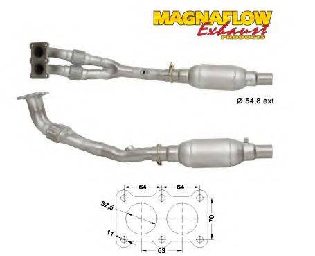 MAGNAFLOW 88833 Каталізатор