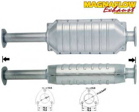 MAGNAFLOW 80061D Каталізатор