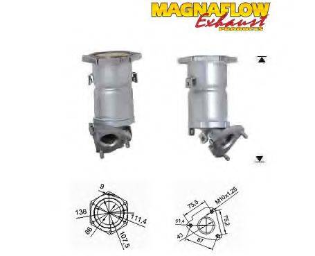 MAGNAFLOW 75607 Каталізатор