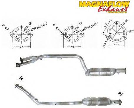 MAGNAFLOW 75025 Каталізатор