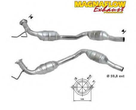 MAGNAFLOW 75021D Каталізатор