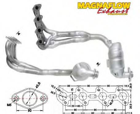 MAGNAFLOW 75002 Каталізатор