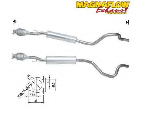 MAGNAFLOW 74501D Каталізатор