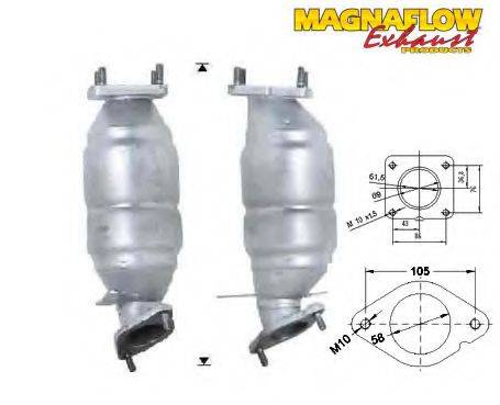 MAGNAFLOW 72502D Каталізатор