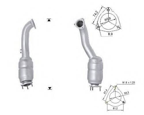 MAGNAFLOW 60212D Каталізатор