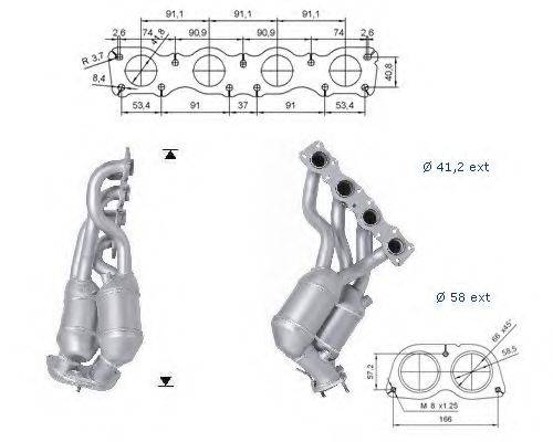 MAGNAFLOW 60618 Каталізатор