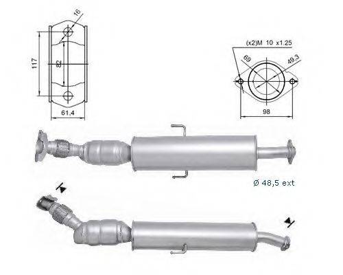 MAGNAFLOW 68012D Каталізатор