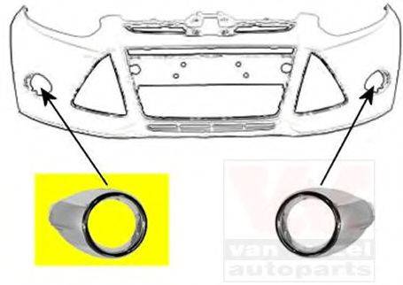 VAN WEZEL 1945598 Облицювання, бампер
