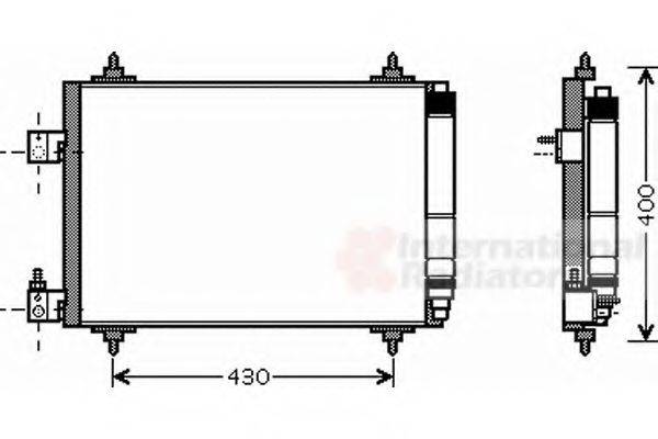 VAN WEZEL 40005286 Конденсатор, кондиціонер