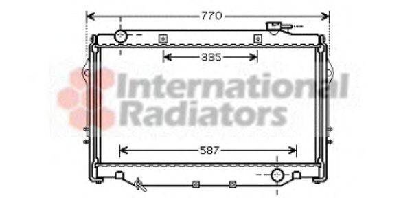 VAN WEZEL 53002377 Радіатор, охолодження двигуна