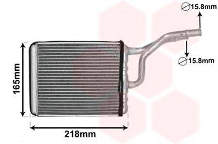 VAN WEZEL 07006137 Теплообмінник, опалення салону