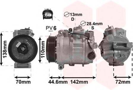 VAN WEZEL 3000K611 Компресор, кондиціонер