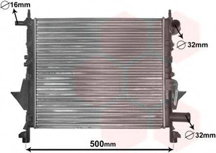 VAN WEZEL 43002217 Радіатор, охолодження двигуна