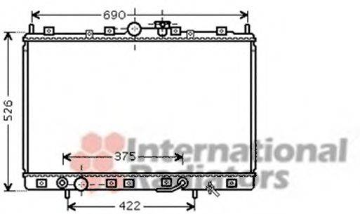 VAN WEZEL 32002190 Радіатор, охолодження двигуна