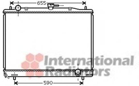 VAN WEZEL 32002193 Радіатор, охолодження двигуна