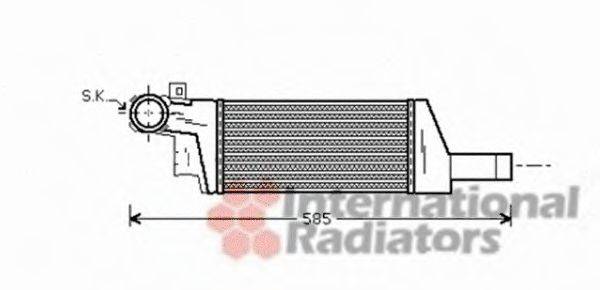 VAN WEZEL 37004404 Інтеркулер