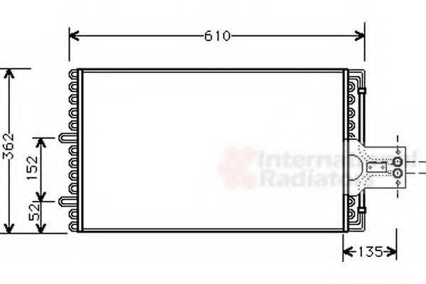 VAN WEZEL 09005099 Конденсатор, кондиціонер