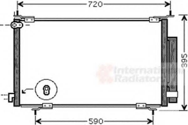 VAN WEZEL 25005201 Конденсатор, кондиціонер