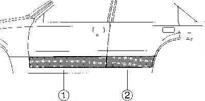 VAN WEZEL 1734178 Двері, кузов