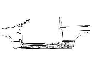 VAN WEZEL 1754102 Накладка порога