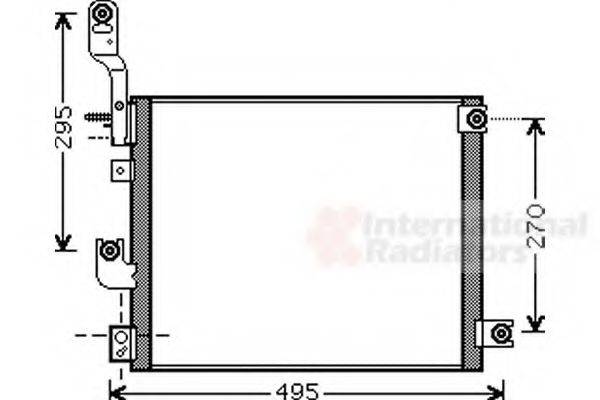 VAN WEZEL 82005194 Конденсатор, кондиціонер