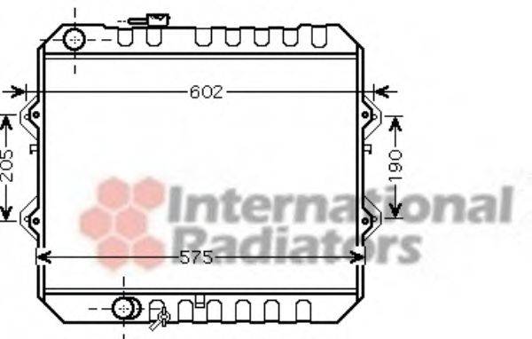 VAN WEZEL 53002465 Радіатор, охолодження двигуна