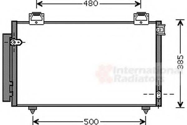 VAN WEZEL 53005408 Конденсатор, кондиціонер