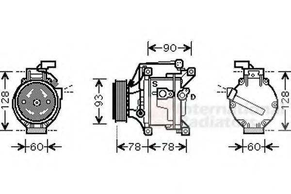 VAN WEZEL 5300K468 Компресор, кондиціонер