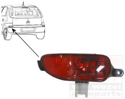 VAN WEZEL 3777927 Задній протитуманний ліхтар