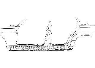 VAN WEZEL 3024104 Накладка порога