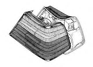 VAN WEZEL 3025940 Задній ліхтар