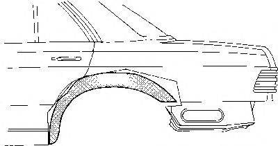 VAN WEZEL 3026448 Колісна ніша