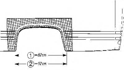 VAN WEZEL 305047 Боковина