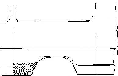 VAN WEZEL 3070141 Боковина