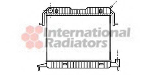 VAN WEZEL 37002105 Радіатор, охолодження двигуна