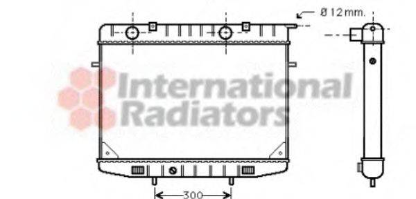 VAN WEZEL 37002188 Радіатор, охолодження двигуна