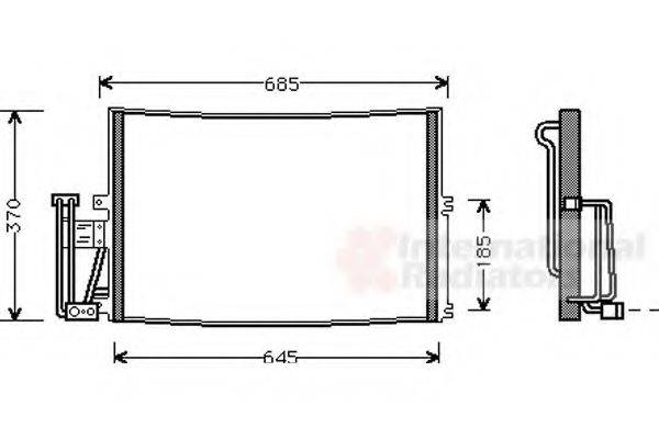 VAN WEZEL 37005241 Конденсатор, кондиціонер