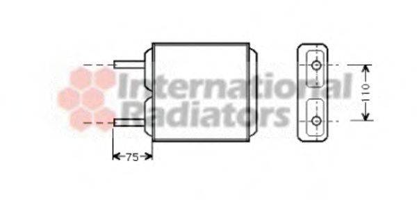 VAN WEZEL 37006094 Теплообмінник, опалення салону