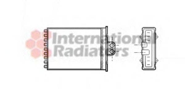 VAN WEZEL 37006217 Теплообмінник, опалення салону