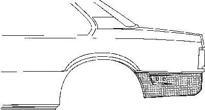 VAN WEZEL 3760138 Боковина