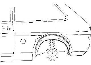 VAN WEZEL 3770445 Колісна ніша