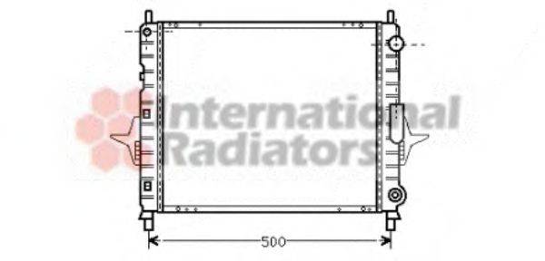 VAN WEZEL 43002167 Радіатор, охолодження двигуна