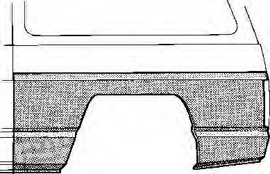 VAN WEZEL 5240144 Боковина