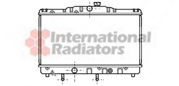 VAN WEZEL 53002116 Радіатор, охолодження двигуна