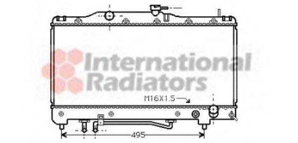 VAN WEZEL 53002201 Радіатор, охолодження двигуна