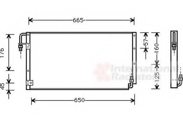 VAN WEZEL 53005211 Конденсатор, кондиціонер