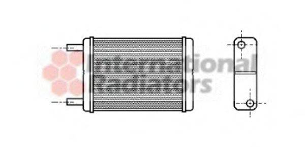 VAN WEZEL 53006182 Теплообмінник, опалення салону