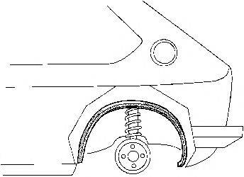 VAN WEZEL 3742347 Колісна ніша