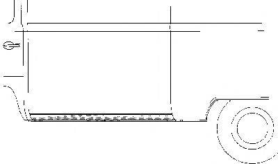 VAN WEZEL 585101 Боковина