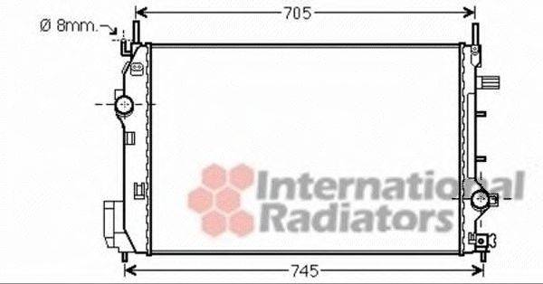 VAN WEZEL 47002070 Радіатор, охолодження двигуна